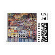 Gustav Klimt - Malcesine at Lake Garda Postage