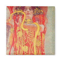 Gustav Klimt - Medizin Refrigerator Magnet