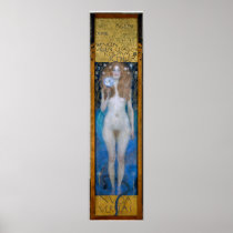 gustav klimt, nuda veritas (full version) poster