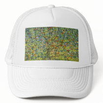 Gustav Klimt painting art nouveau The Apple Tree Trucker Hat