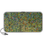 klimt, painting, art, apple, tree, colorful,