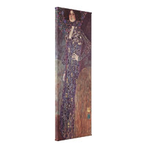 Gustav Klimt - Portrait of Emilie Floege Canvas Prints
