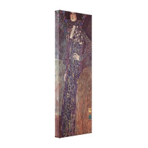 Gustav Klimt - Portrait of Emilie Floege Canvas Print