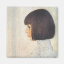 Gustav Klimt Portrait of Helene Klimt Refrigerator Magnet