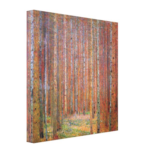 Gustav Klimt - Tannenwald I Canvas Print