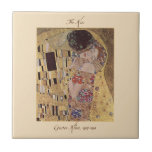 Gustav Klimt The Kiss Ceramic Tile