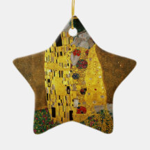 Gustav Klimt The Kiss Christmas Tree Ornament