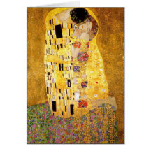 Gustav Klimt The Kiss Note Card