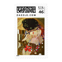 Gustav Klimt - The Kiss postage