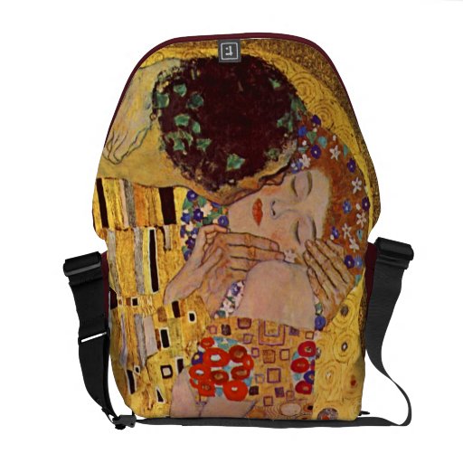 Gustav Klimt The Kiss Rickshaw Messenger Bag