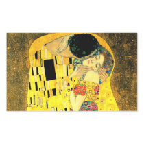Gustav Klimt -The Kiss Stiker Rectangular Sticker