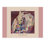 Gustav Klimt The Maidens 1912-1913 Postcard