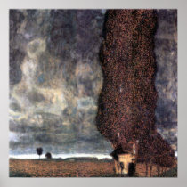 Gustav Klimt ~ The Thunderstorm Poster