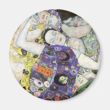 Gustav Klimt ~ The Virgin Fridge Magnet