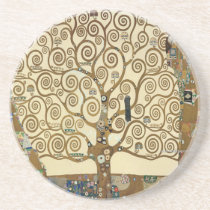 Gustav Klimt - Tree of Life Drink Coaster