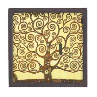 Gustav Klimt Tree of Life Gift Box Premium Keepsake Boxes