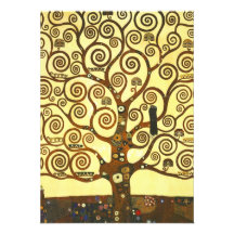 Gustav Klimt Tree of Life Invitations
