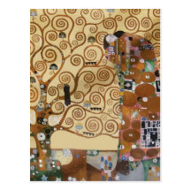 Gustav Klimt Tree Of Life Post Cards