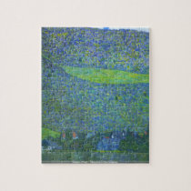 Gustav Klimt - Unterach at the Attersee puzzle
