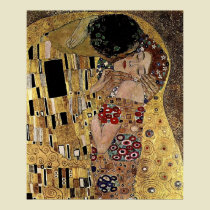 Gustav Klimt's The Kiss (Detail)