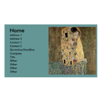 Gustav Klimt's The Kiss (circa 1908) Business Card