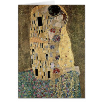 Gustav Klimt's The Kiss (circa 1908) cards by MasterpieceGallery Gustav Klimt's The Kiss (circa 1908) cards