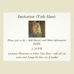 Gustav Klimt's The Kiss (circa 1908) invitations