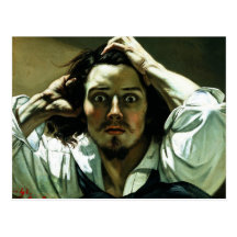 Gustave Courbet - The Desperate Man Postcard