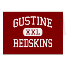 Gustine - Redskins - High - Gustine California Card