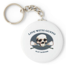 Gusto Lacrosse Pirate Key Chain