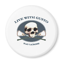 Gusto Lacrosse Pirate Refrigerator Magnet