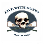 Gusto Lacrosse Pirate Poster