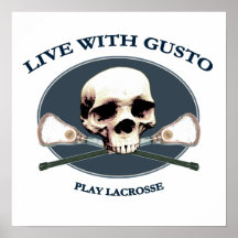 Gusto Lacrosse Pirate Poster