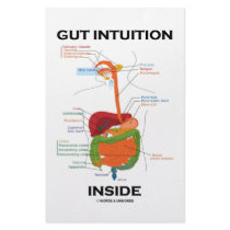 Gut Intuition Inside (Digestive System Humor) stationery