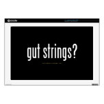 "gut strings?" skin for 17" laptop 
