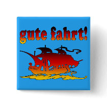 Gute Fahrt Good Trip in German Vacations Travel Pinback Buttons