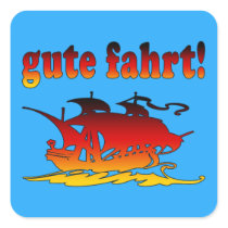 Gute Fahrt Good Trip in German Vacations Travel Sticker