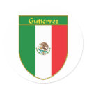 Gutiérrez Mexico Flag Shield stickers