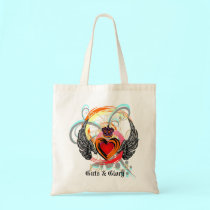 Guts & Glory Winged Heart, Swirls Bag bags