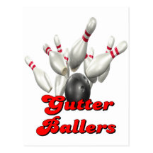 Gutter Ballers Post Card