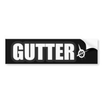 GUTTER punk guys girls punk rock punkrock music bumper stickers