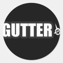 GUTTER punk guys girls punk rock punkrock music Stickers