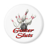 Gutter Sluts Bowling Fridge Magnets