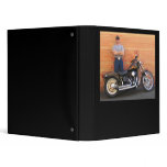 Guy and his Harley binders