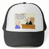 Guy bribes judge "just to be polite." hats
