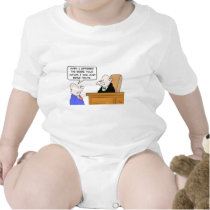 Guy bribes judge "just to be polite." t-shirts