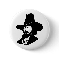 Guy Fawkes Portrait Button