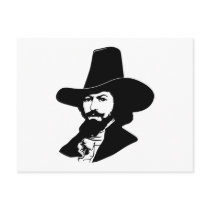 Guy Fawkes Portrait Postcard by strk3 Guy Fawkes Portrait Postcard
