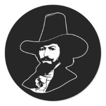Guy Fawkes Portrait Sticker
