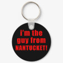 Guy From Nantucket Dark Keychain